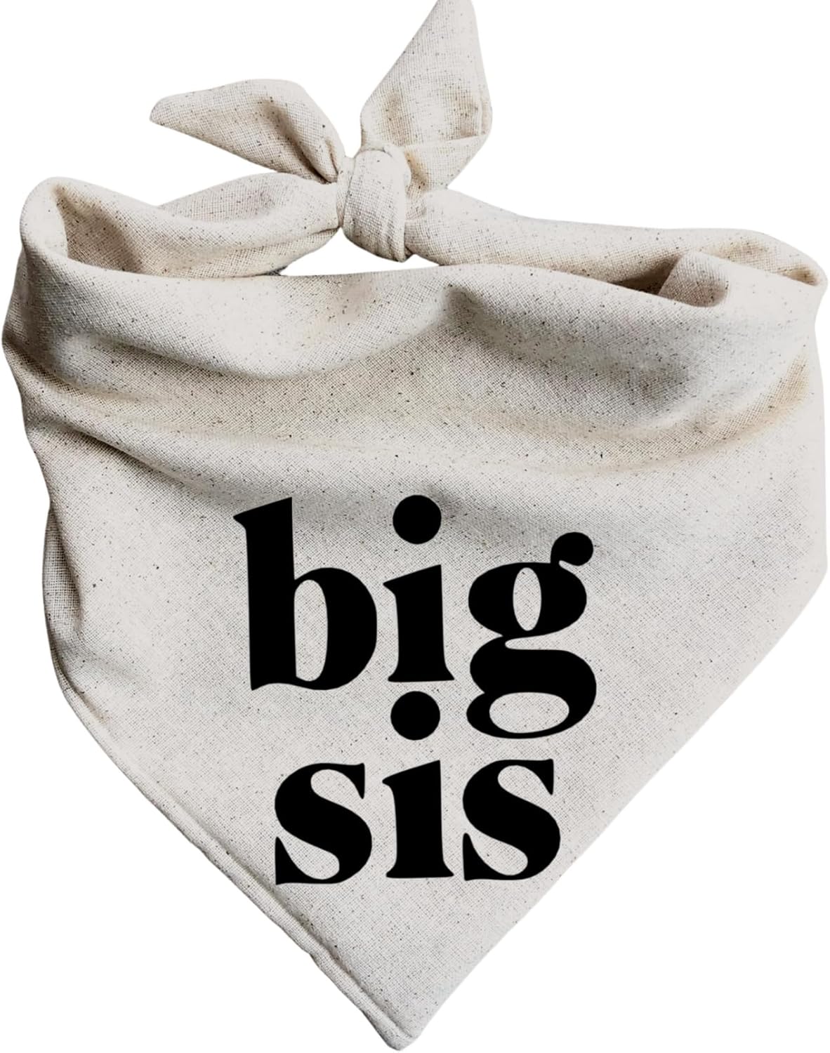 Big Sis Dog Bandana Big Sister Pregnancy Announcement Matching Baby Announcement Baby Shower Attire Gift (X-Large)