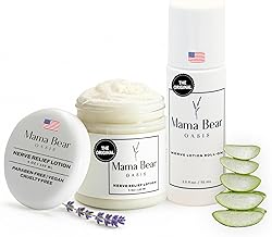 Mama Bear Oasis Comfort Bundle – Magnesium Lotion + Roll On Nerve Support | Fast Absorbing, Non-Greasy Relief with Natural Ingredients – Hydrating Cream for Feet, Legs, toes & Nerve Support