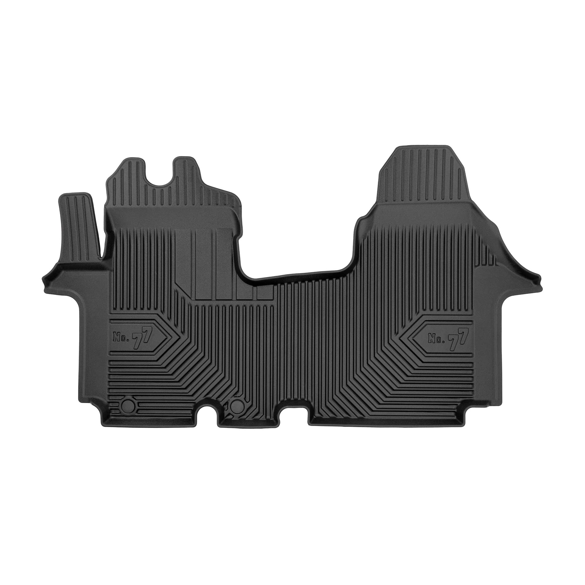 FROGUM No.77 Alfombrillas para Coche Alfombras para Nissan Primastar I 2006-2016, para Opel Vivaro A 2001-2014, para Renault Trafic II 2001-2014 | Borde Alto | para Todo el año | Tamaño