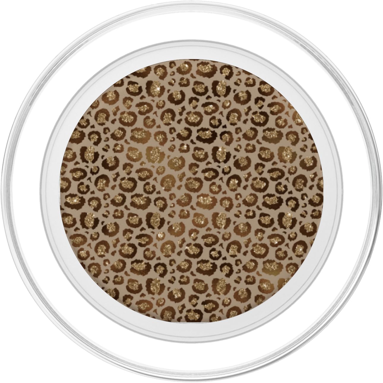 Leopard Print Design Cheetah Beige Leopard PopSockets MagSafe PopGrip for iPhone