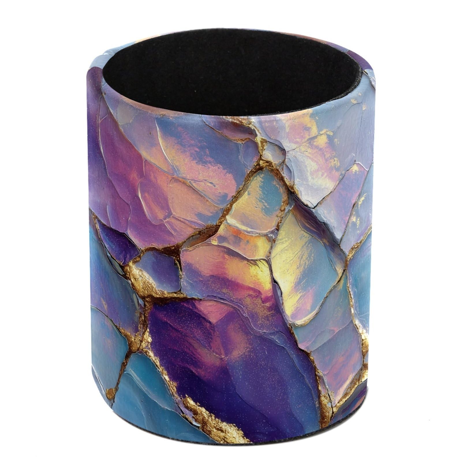 FWJZDSP Marble Texture Pencil Cup Pen Organizer Makeup Brush Holder for Office Home Countertop Desk Accessory Storage