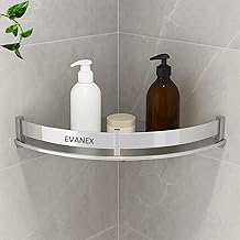 Bathroom Shelf | Corner Wall Shelf for Bathroom | Wall Mounted Shelves | Wall Mount Corner Shelves | Bathroom Organizer Shelf | Multipurpose Corner Shelve for Bathroom Accessories Set