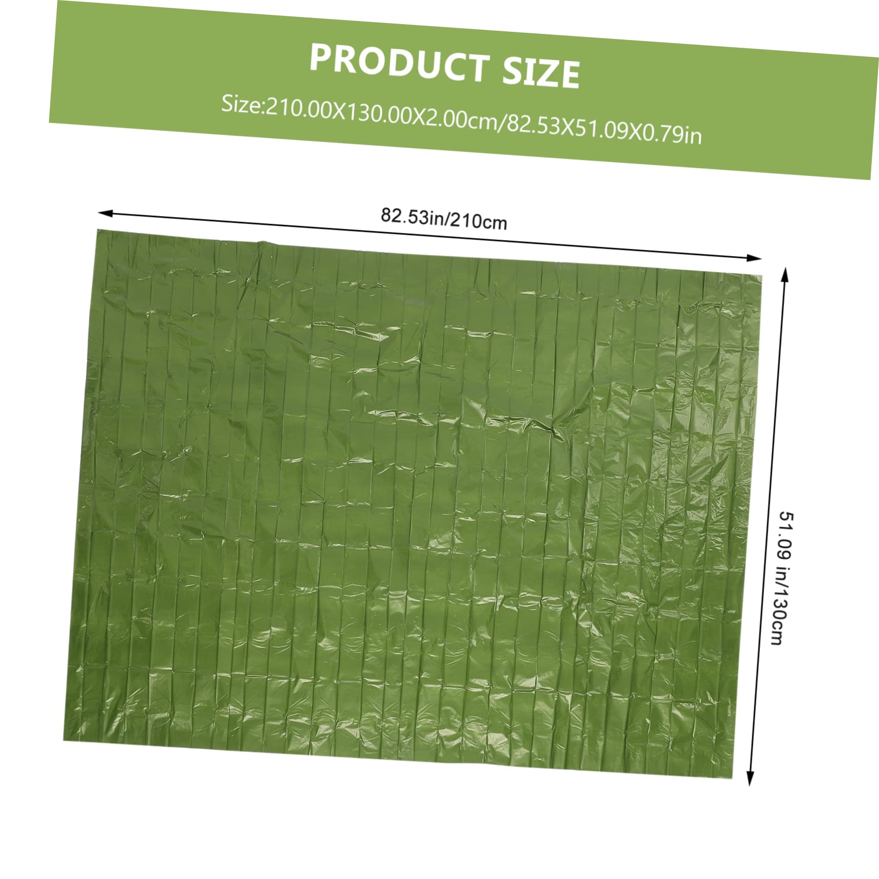 VICASKY Outdoor Emergency Blanket Thermal Insulation Camping Blanket for Cold Weather Lightweight Survival Gear Versatile Covering for Camping Hiking and Outdoor Activities