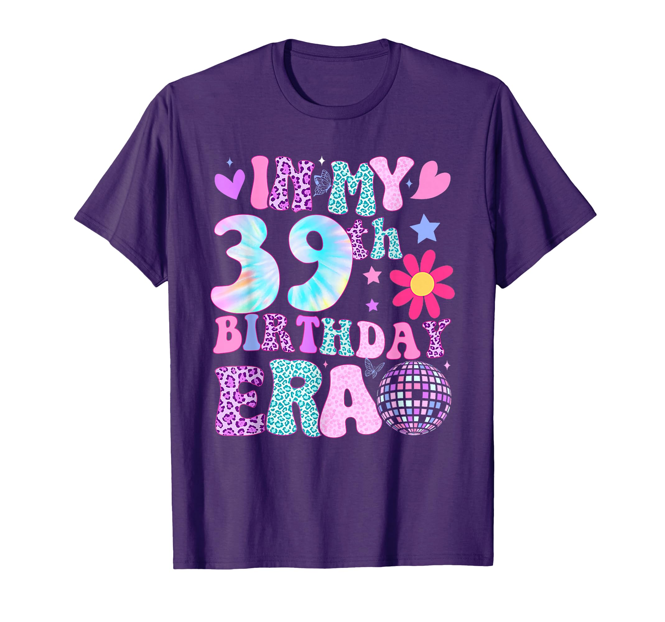 Groovy In My 39th Birthday Era Gifts Funny 39 Years Old T-Shirt