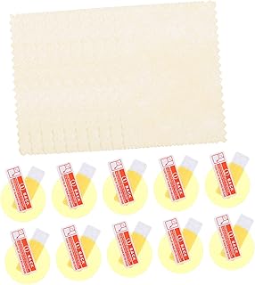 MUSISALY 10 Conjuntos De Filme De Relógio Smartwatch Acessórios Protetor De Tela De Vidro Protetor De Tela Smartwatch Protetor De Relógio Protetor De Tela De Relógio De Pulso Transparente