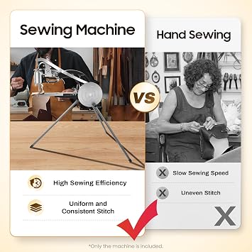Shoe Cobbler Repair Machine, Leather Sewing Machines, Hand Small Stitching, 360°Flexible Adjustment Shoe Sewing Machine, Versatility Shoe Cobbler Repair Equipment, for Leather Rubber Canvas Plastic
