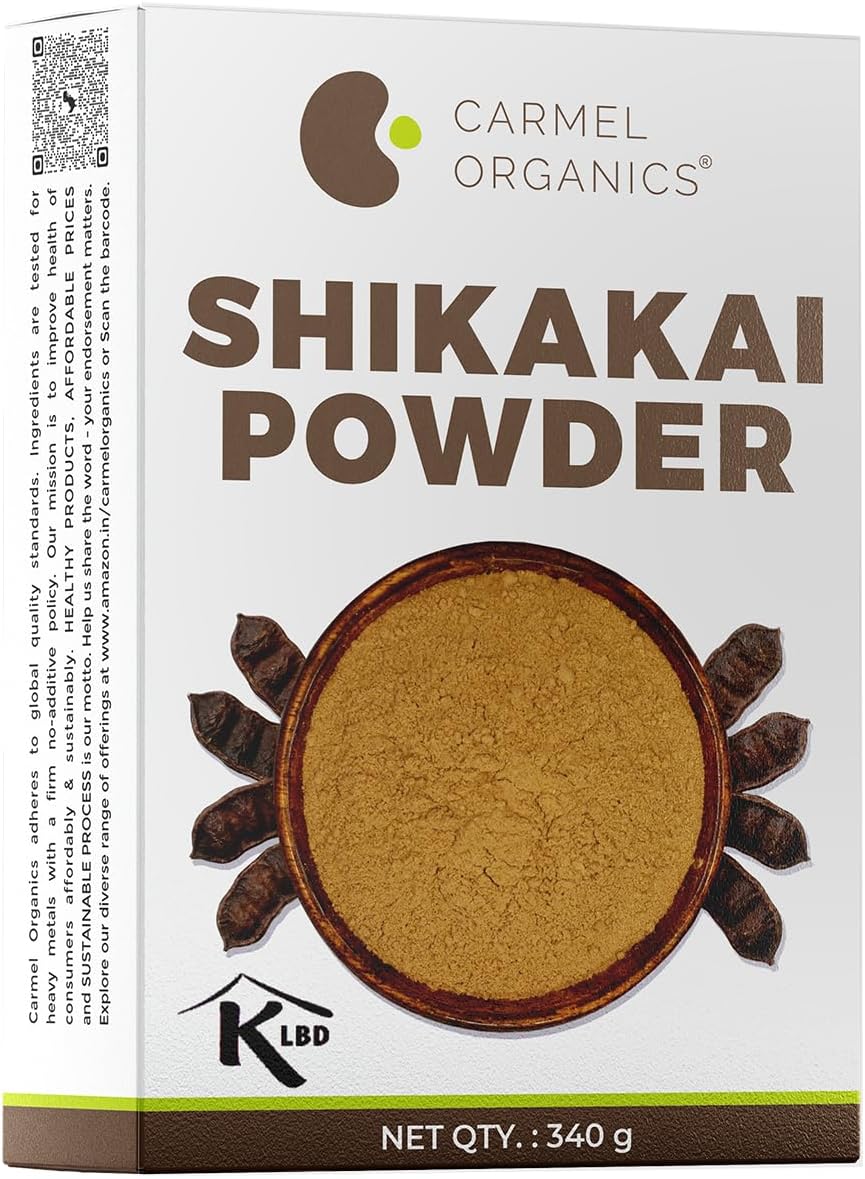 CARMEL ORGANICS Shikakai Powder 340 Gram