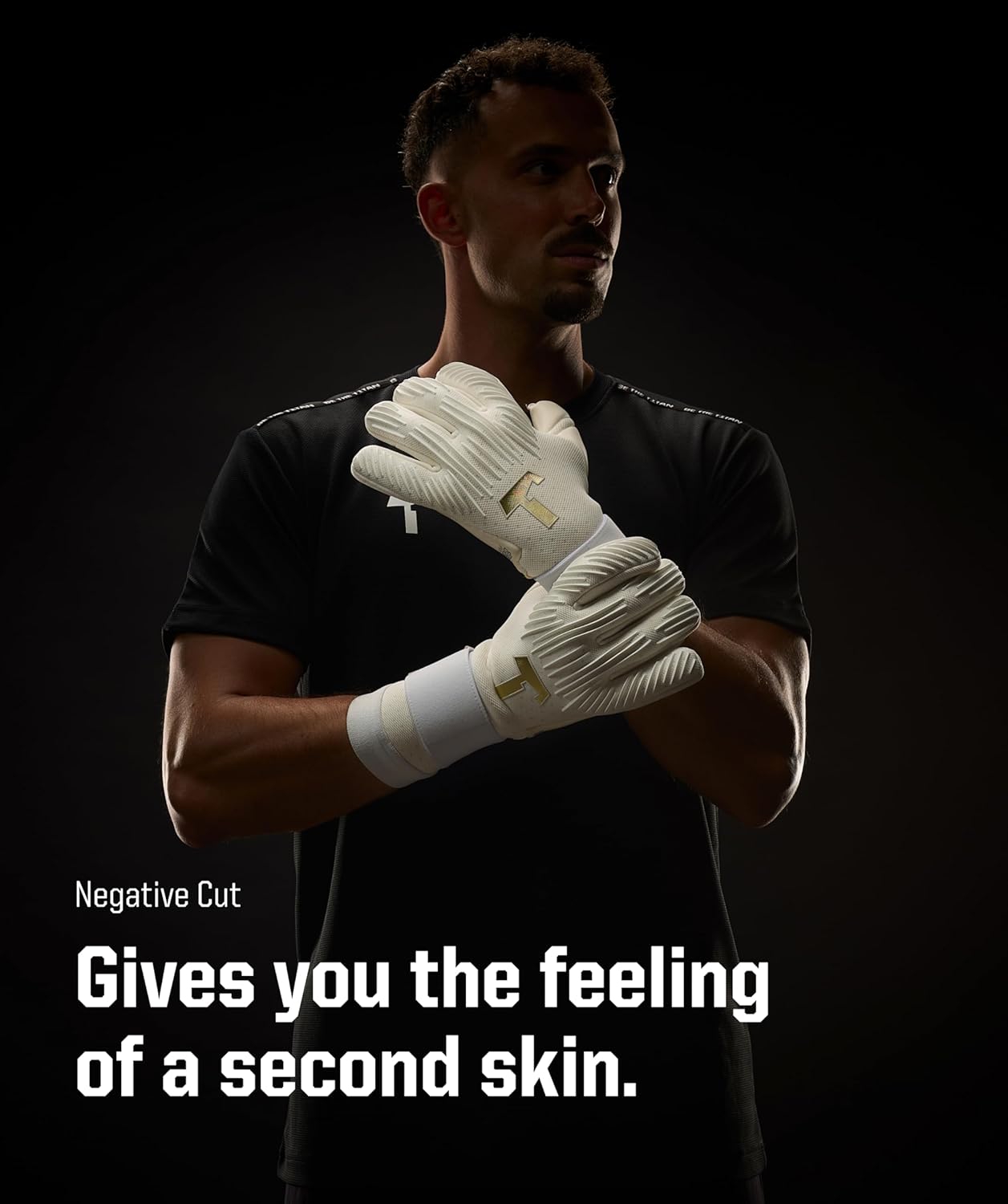 T1TAN Rebel (FP) Soccer Gloves Football - Goalie Gloves for Goalkeeper - Adults and Youth - with Finger Protection