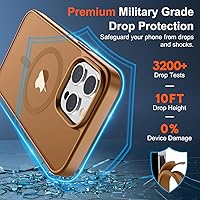 Vista 934 de SUPFINE Funda magnética para iPhone 11 (compatible con MagSafe) (protección contra caídas de grado militar), translúcida mate a prueba de golpes