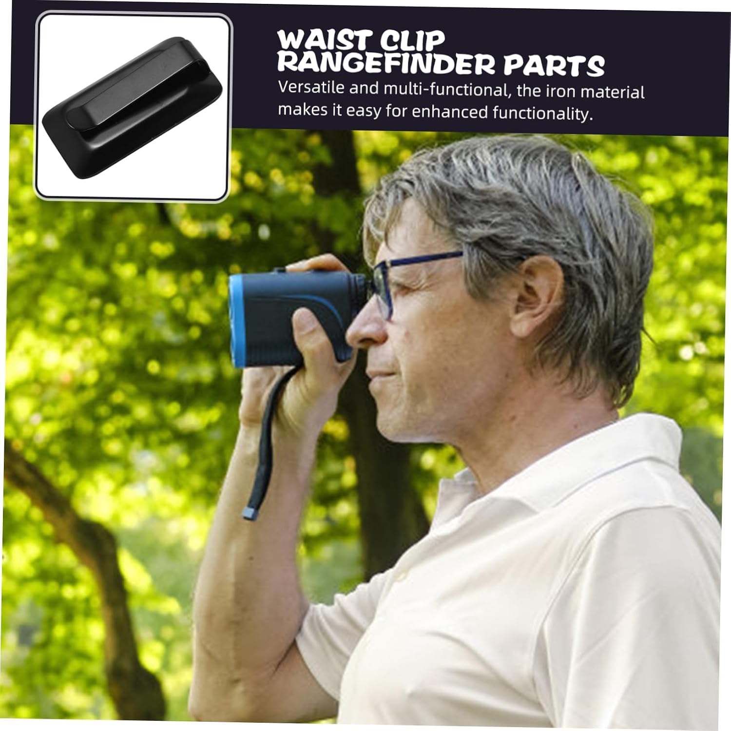 Golf Waist Clip Clamp for All Skill Levels Versatile Material User-Friendly Design Essential Golf Range Accessories