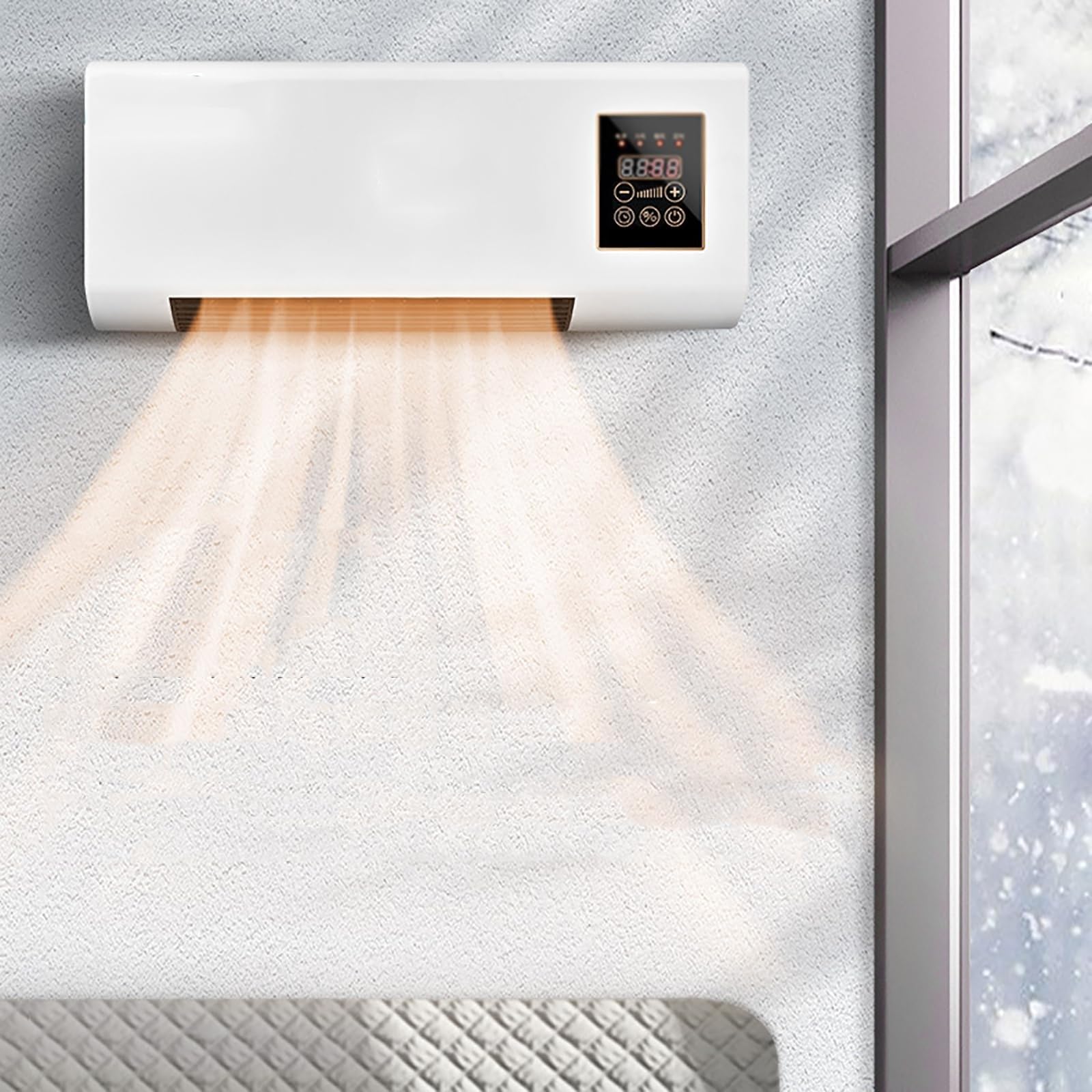 Condizionatore portatile senza condotto da 18000 BTU, Mini AC con telecomando per camere da letto e soggiorni, soluzione di raffreddamento efficiente per il comfort domestico