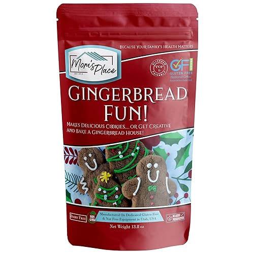 Mom's Place Gluten-Free Gingerbread Fun Mix for Cookies or Gingerbread