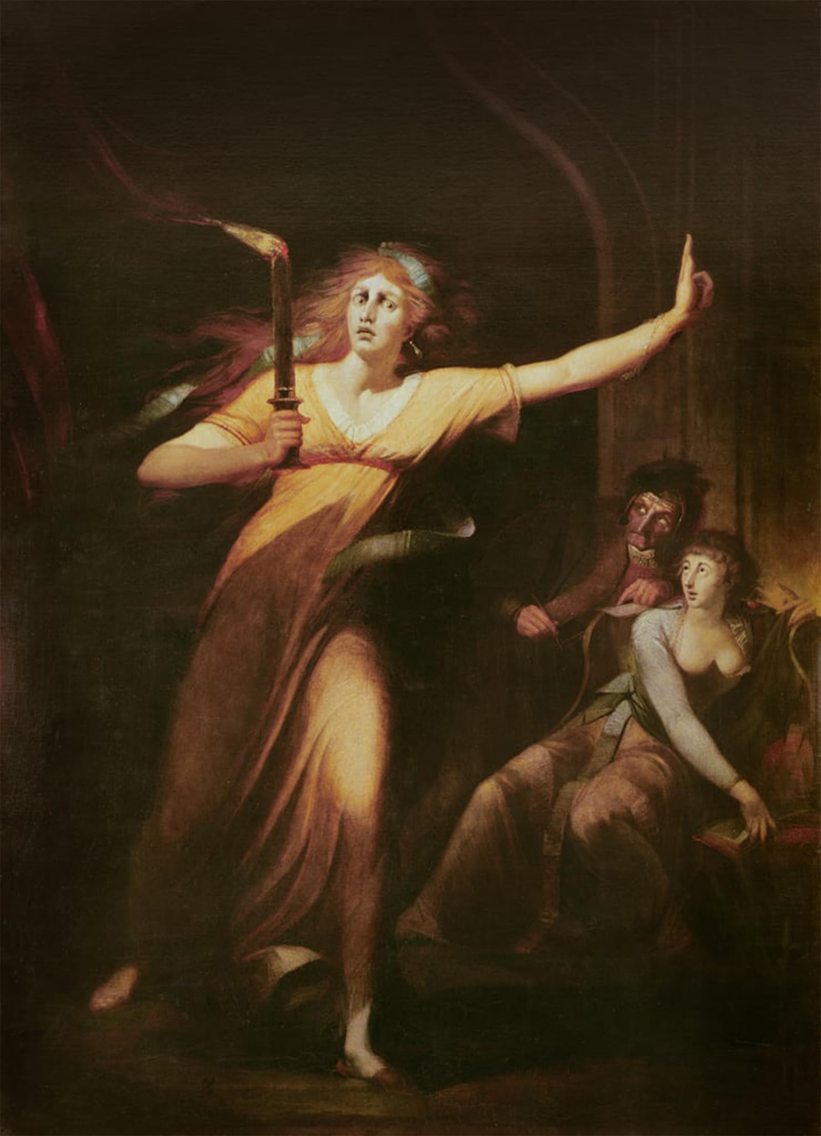 Tableau Lady Macbeth somnambule Fuseli impression sur toile 60x90cm - 5