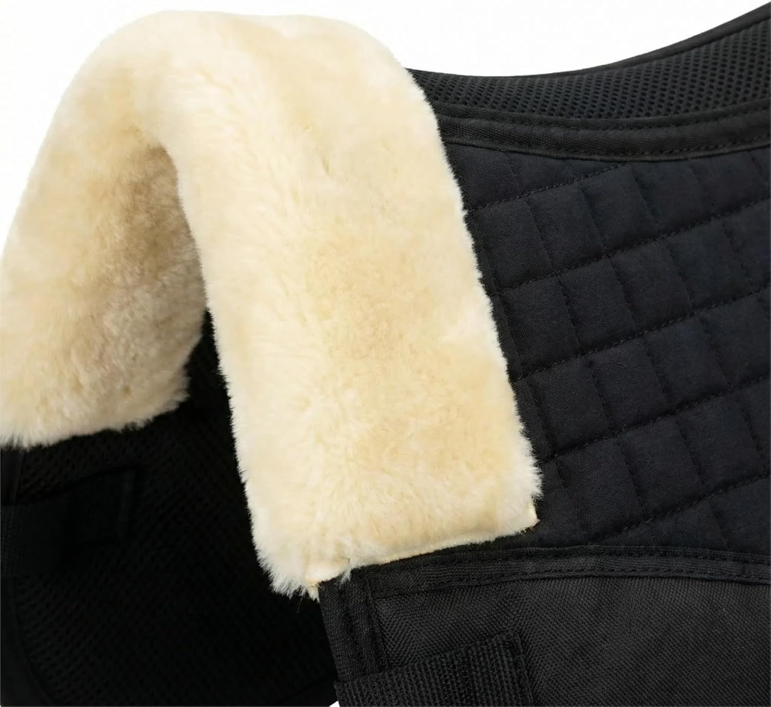 TGW RIDING Horse Half Pad Faux Fur/Sheepskin Horse Half Pads