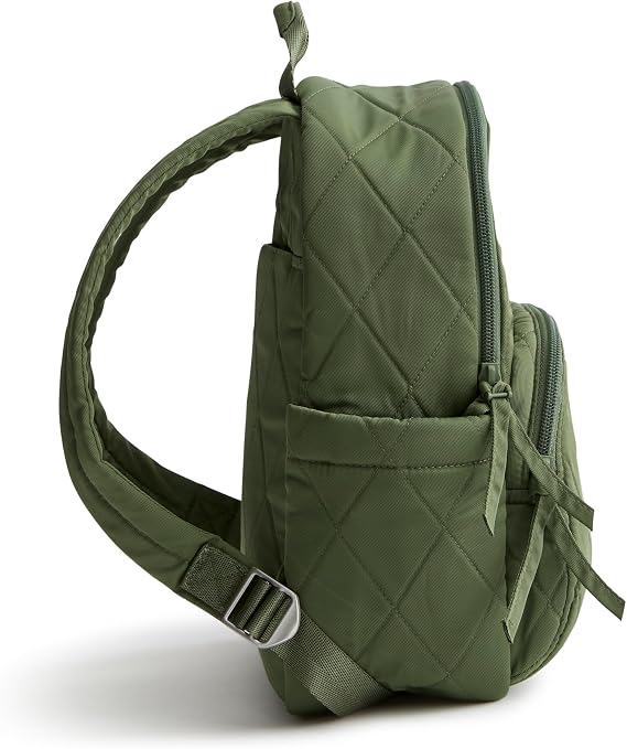 Vera Bradley Women's Polyester Twill Small Banbury Backpack, Bronze Green, One Size