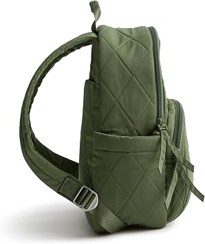 Vera Bradley Women's Polyester Twill Small Banbury Backpack, Bronze Green, One Size