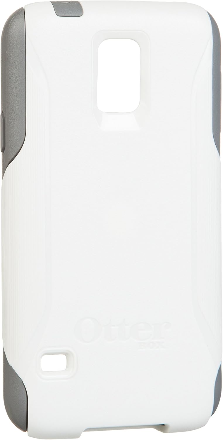 Otterbox Commuter Series Samsung Galaxy S5 Case - Retail Packaging - Glacier (White/Gunmetal Grey)