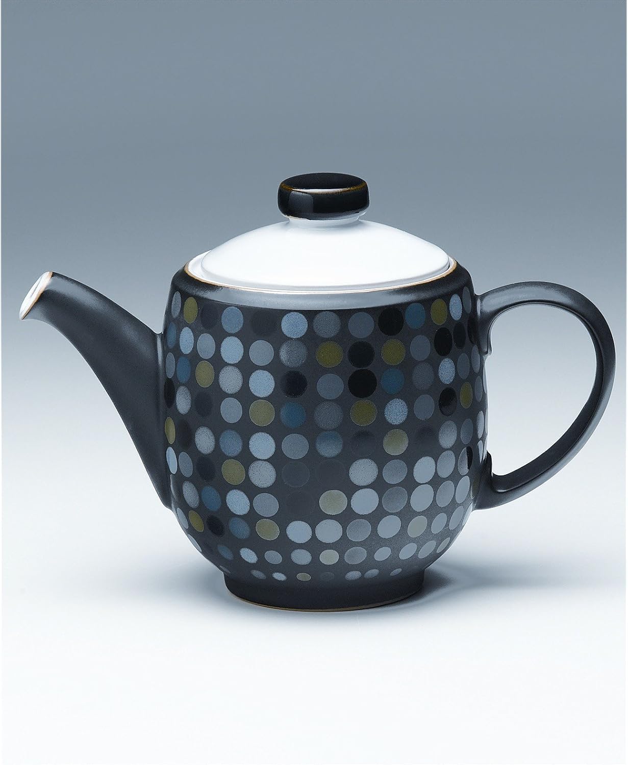 Denby Jet Dots Large Teapot Teapots