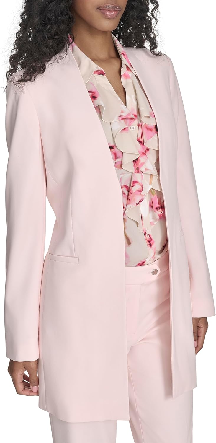 Calvin Klein Women's Suits Jacket, Parfait, 14 - Image 3