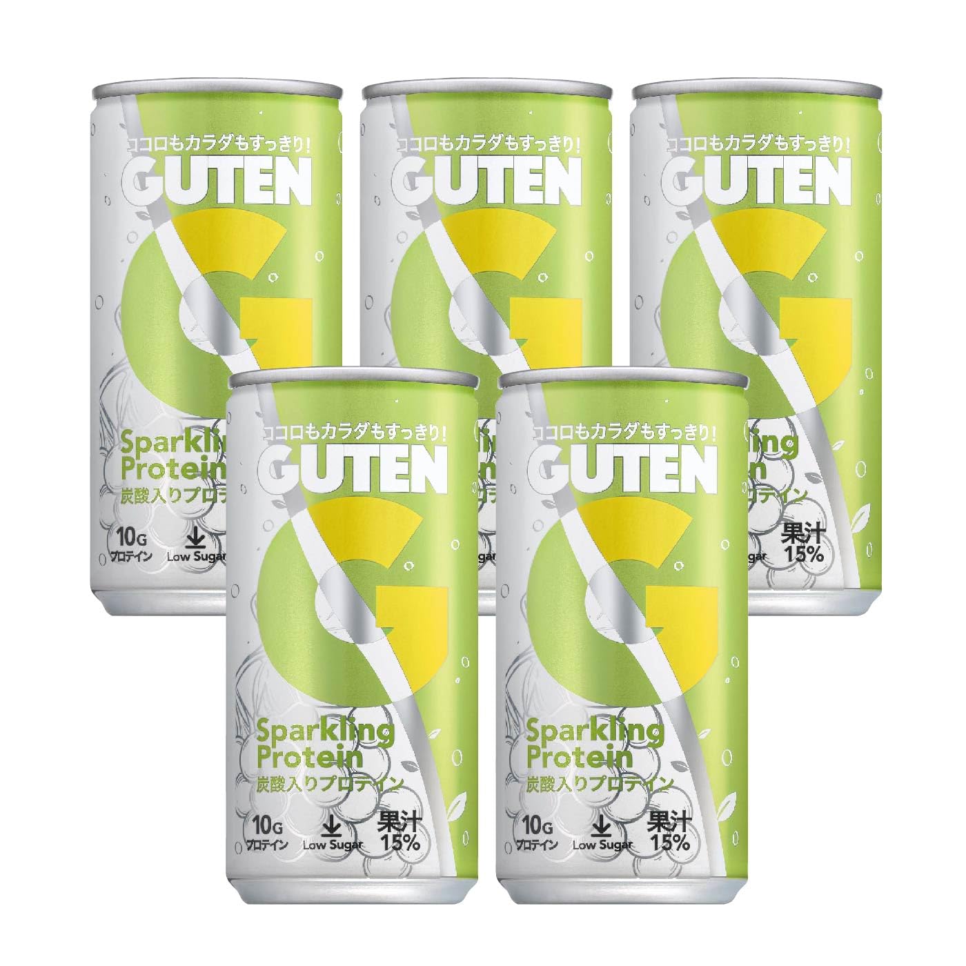 テンテンページ☆プロテイン Amazon.co.jp: GUTEN グーテン 炭酸入りプロテイン 190ml(5本) : 食品