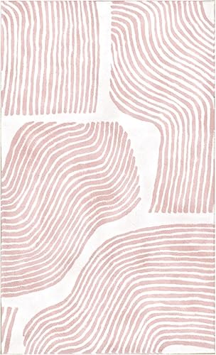 Miniatura 8 de Zen Garden - Alfombra ultrasuave de 4 x 6 pies, antideslizante, resistente a las manchas, alfombra de área lavable para sala de estar, alfombra para