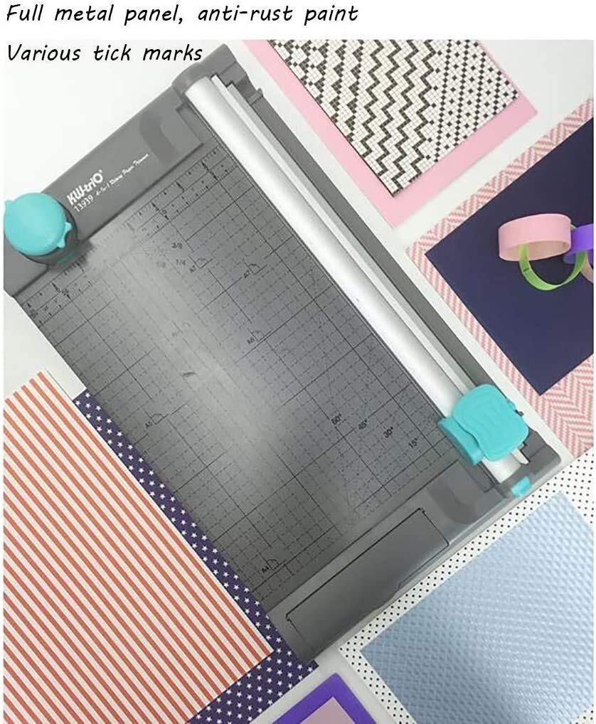 Taglierina per carta, taglierina per carta A4, Portable A4 Guillotine Paper Cutter for Bridal Shops - Compact Rolling Style Cutting Tool