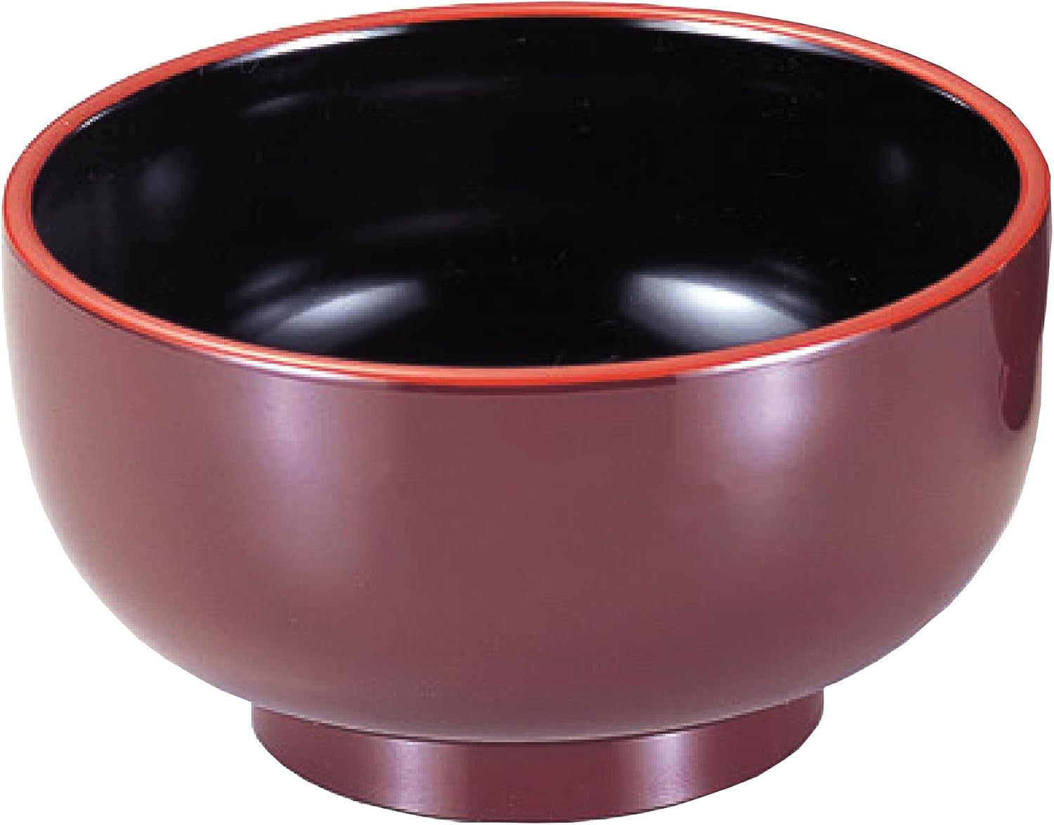 若泉漆器 Wakaizumi Lacquerware S895 Udon Buckwheat Pot, Senjudon, Urumiuchi Black, 5