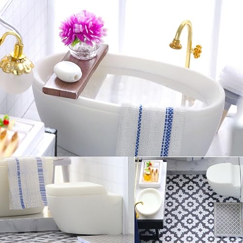 Miniatura 5 de MAGQOO Romántica casa de muñecas en miniatura kit de casa de muñecas para habitación creativa con muebles, kit de construcción de casa de muñecas