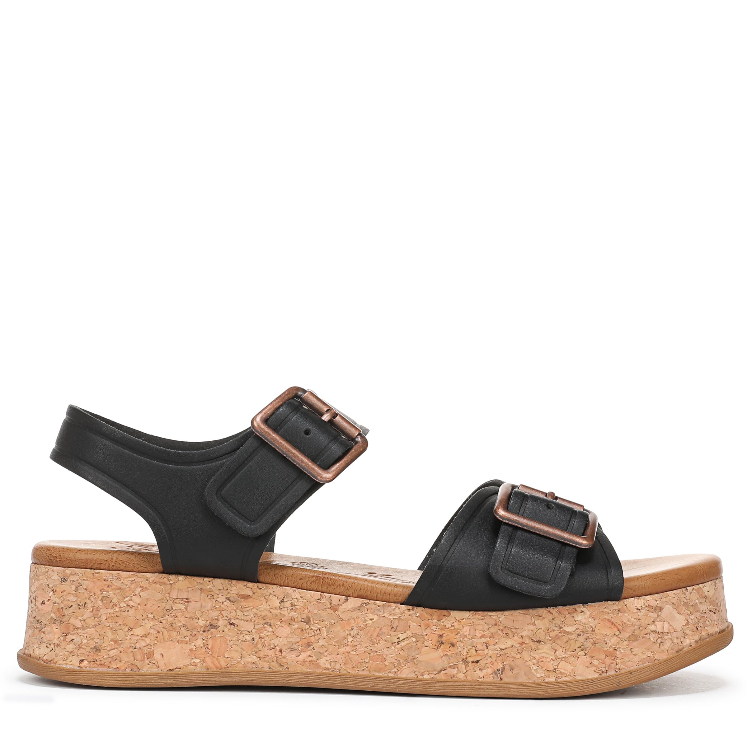 Blowfish Malibu Sandales en Keil Magical pour Femme, Schwarz, Mittel Fit, EU 36