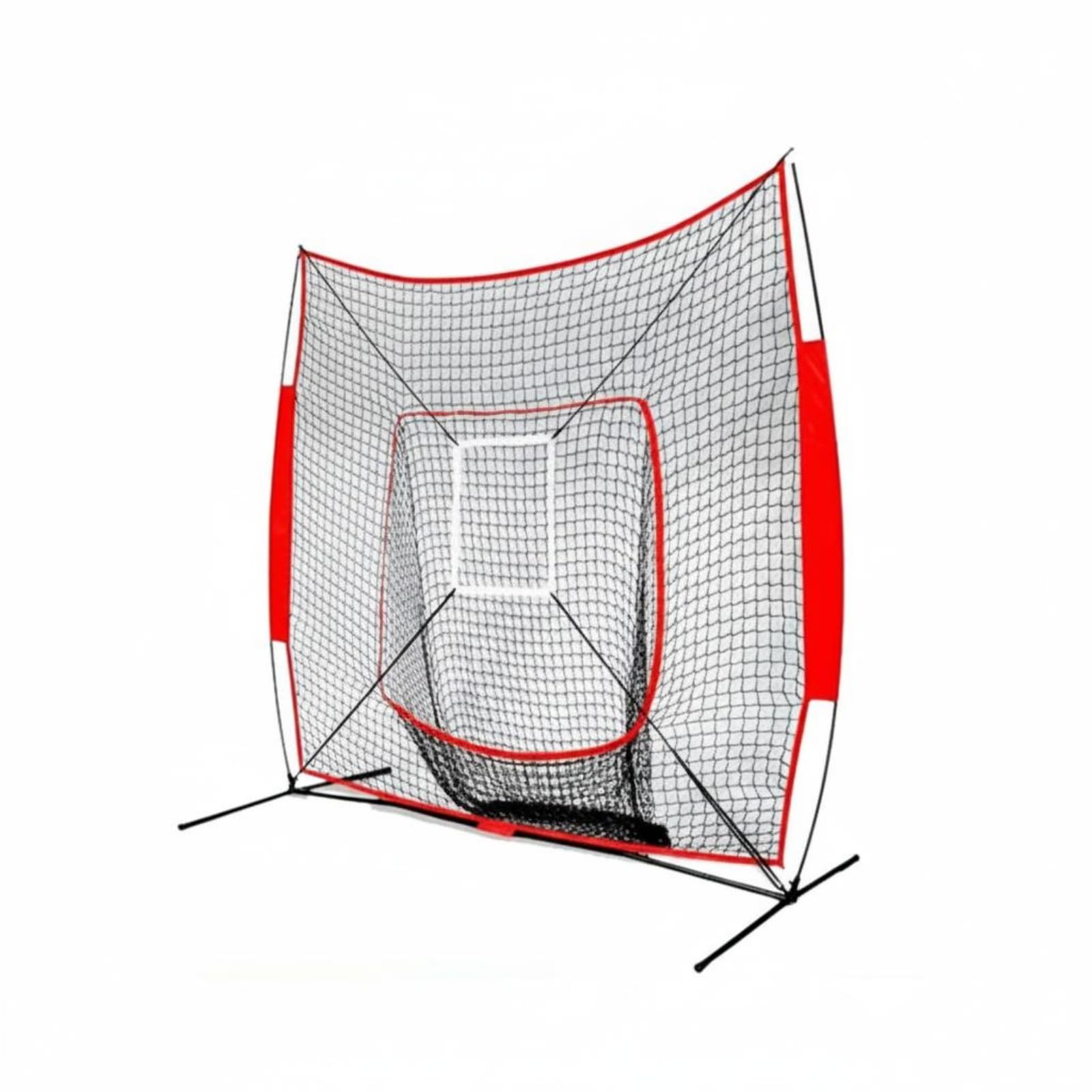 Red de Béisbol de Entrenamiento Red de Bateo Red de Golpeo Red de Práctica Plegable y Portátil para Montaje Rápido y Almacenamiento con Panel de, Red De Béisbol con Objetivo Cuadrado