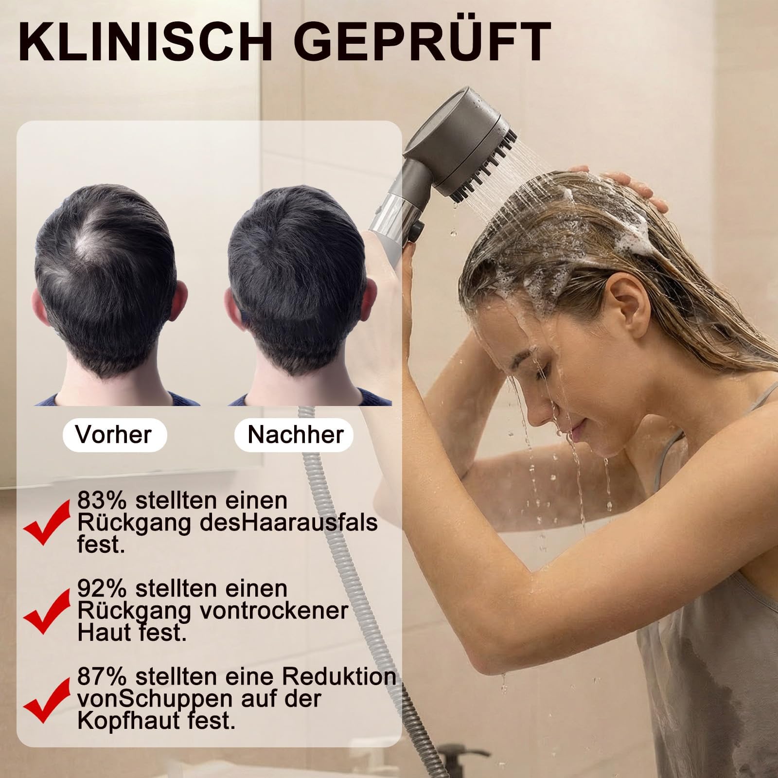 Pulifer|Doccino Per Doccia Pulifer, Doccino Filtrante, Soffione Doccia, Doccinos Filtrante, Capelli Lucenti E Benessere Autentico, Risparmio Idrico Ed Energetico