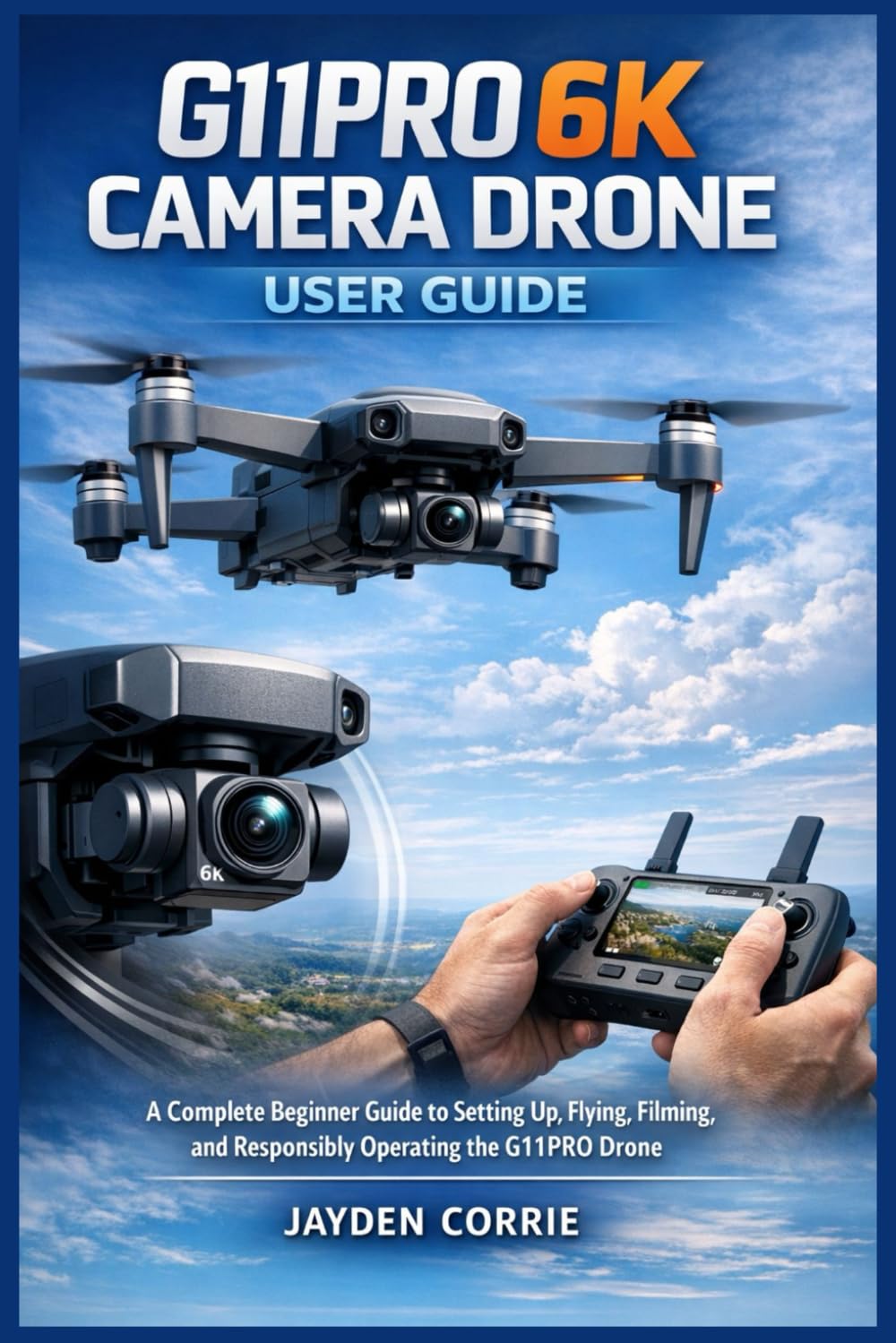 G11PRO 6K CAMERA DRONE USER GUIDE: A complete beginner guide to setting up, flying, filming, and responsibly operating the G11PRO drone