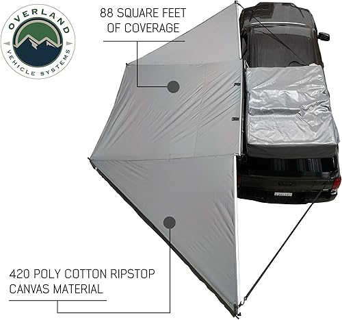 Miniatura 3 de OVS Nomadic 180 Toldo - Gris oscuro con cubierta de viaje negra - Universal