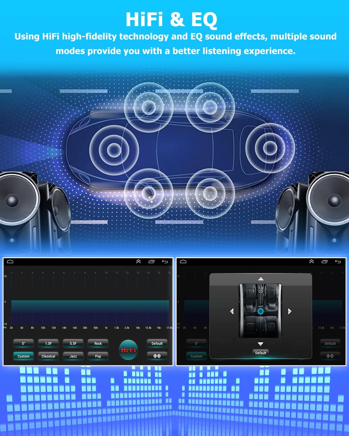 2g32g for honda civic 2001 2005 radio hikity android 11 car stereo wireless apple carplay android auto 9 inch touch screen car radio with bluetooth