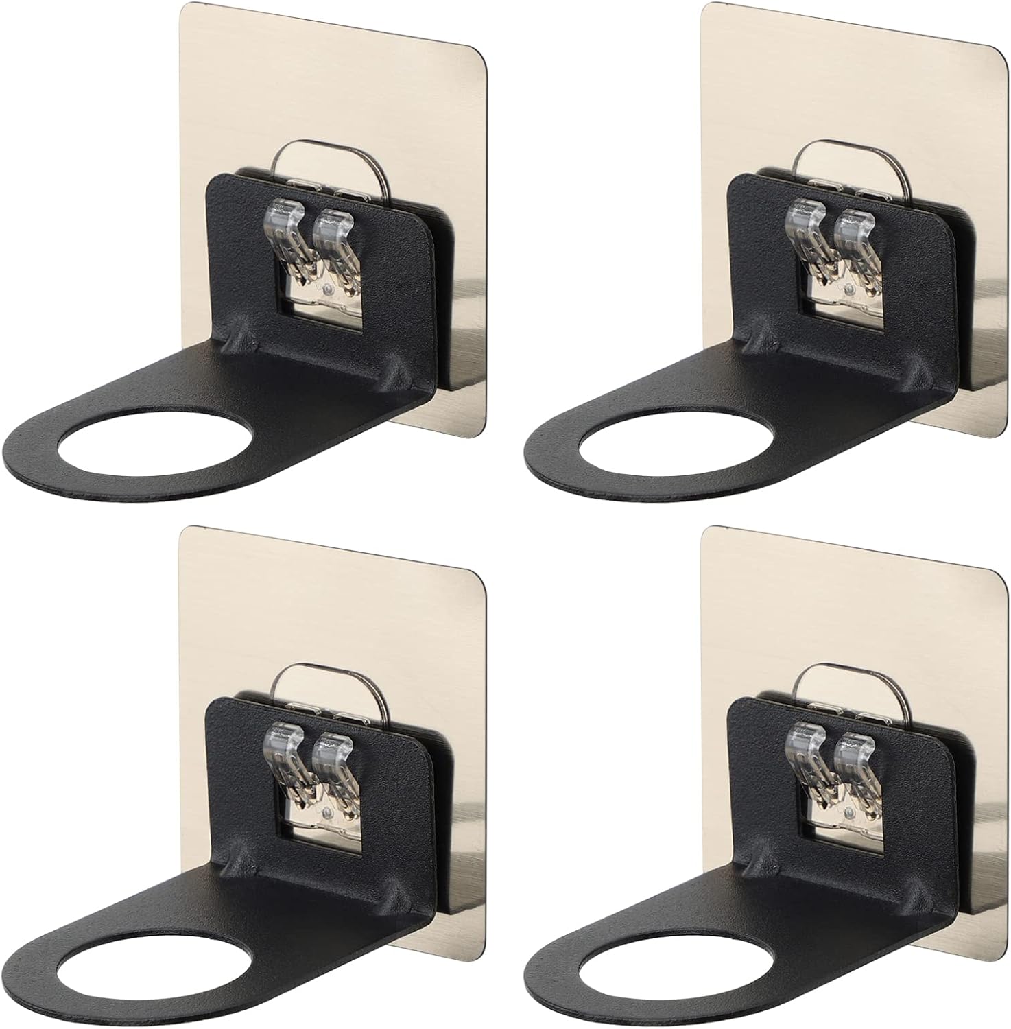 Segbeauty Adhesive Bottle Holder for Soap Dispenser, 4pcs