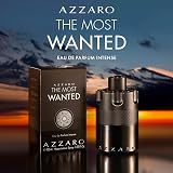 AZZARO The Most Wanted - Eau De Parfum Intense Homme - Fougère Ambré Boisé - Cardamome, Caramel Fondant & Bois Ambré - Tenue Longue Durée - Spray Vaporisateur - 7