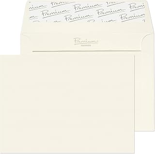 Blake Business | Briefumschläge C6 (114 x 162 mm) | 50 Stück | 120 g/m² | FSC-zertifiziert | Ohne Fenster | selbstklebend Ripp-Umschläge | fur Büro | Bürobedarf | weiß Briefumschläg/Kuvert (39155)
