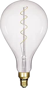 Satco S22433 Medium Bulb in Light Finish, 11.81 inches, Clear