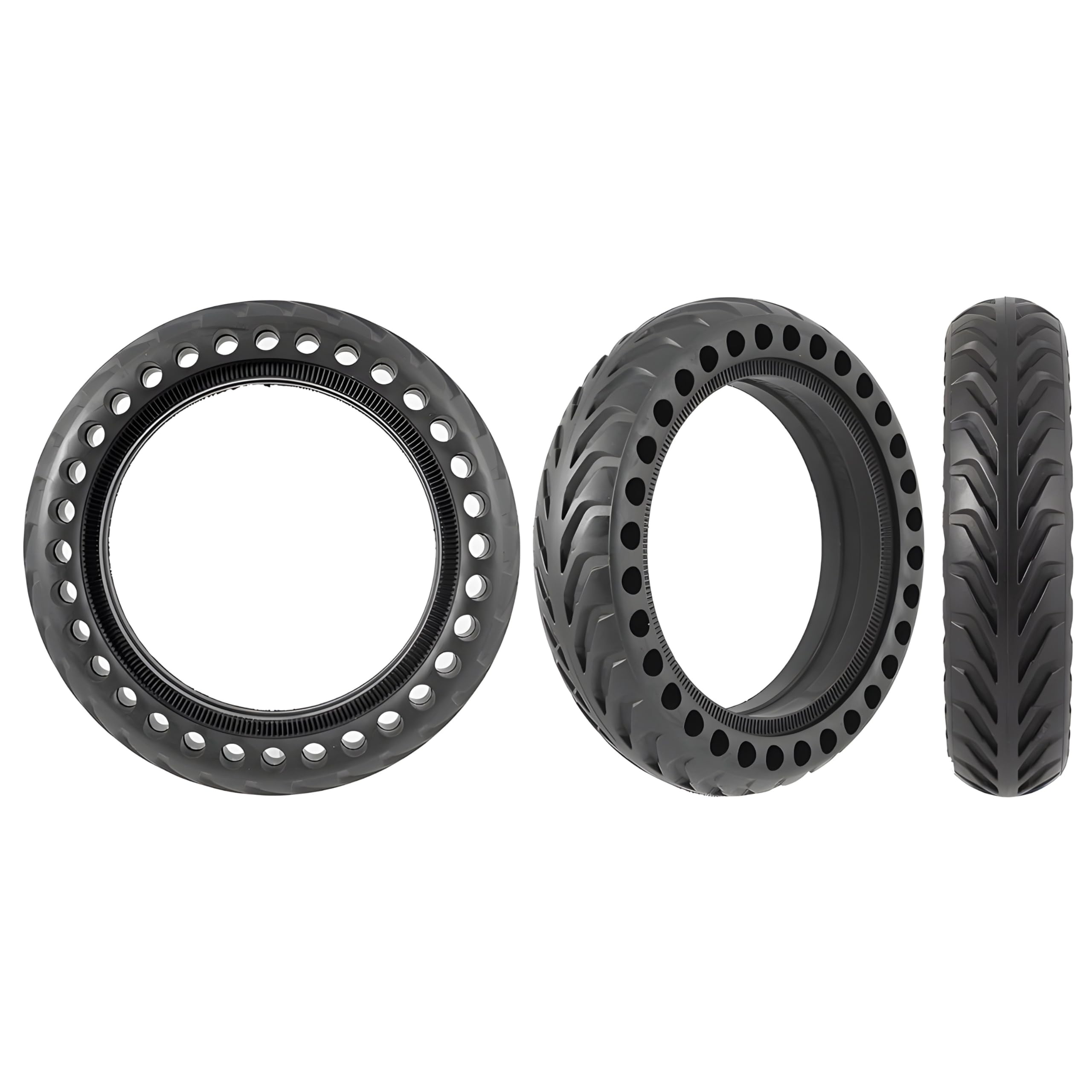 Pneu 8,5 x 2 - RMS HIVE 8 1/2 x 2 pour scooter électrique - Caoutchouc plein - Convient également pour scooter électrique Xiaomi, M365