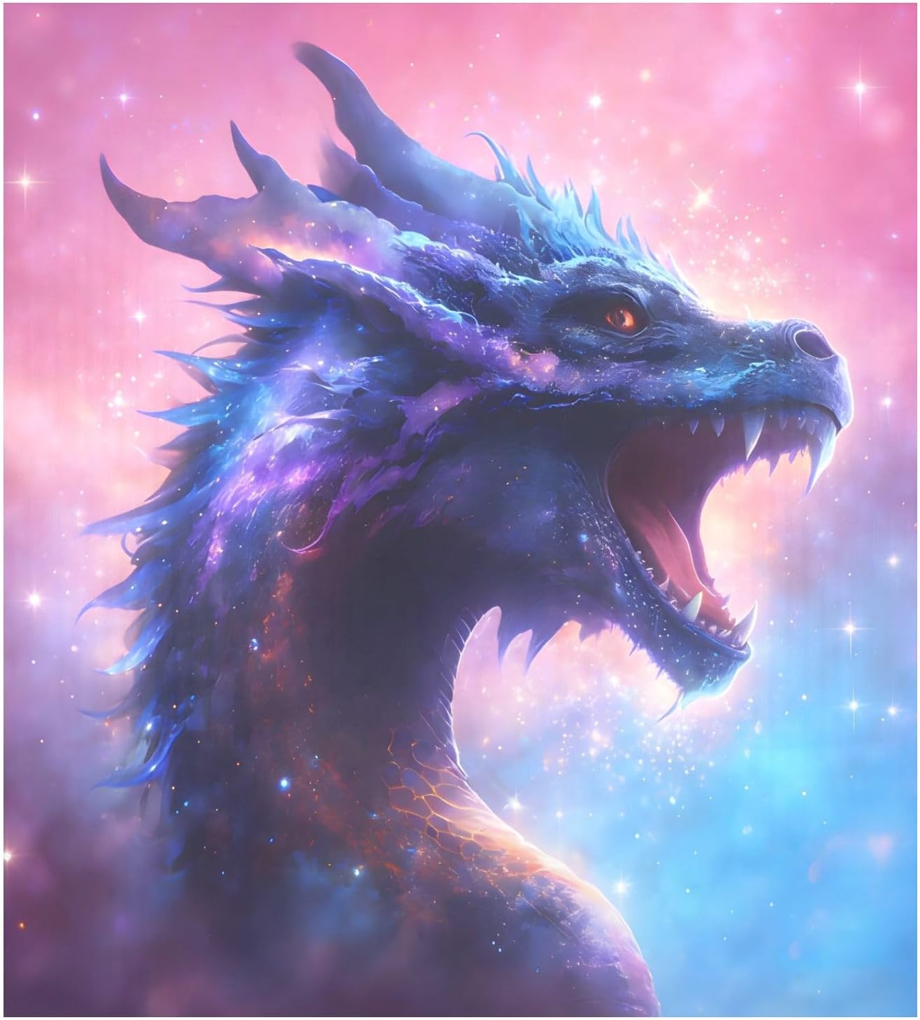 Dishwasher Magnet Cover Large Magnetic Stickers Sky Dargon Front Dishwasher Cover for Home Kitchen Refrigerator Decorative Lid