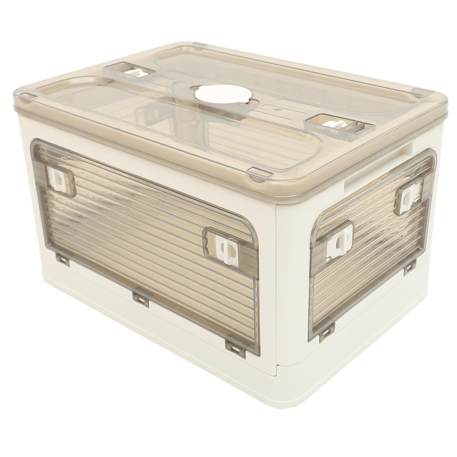 Zerodeko Organizer Pieghevole per Bagagliaio Plastica Bianca Resistente All'usura Ampio Spazio, per Campeggio e Familiare