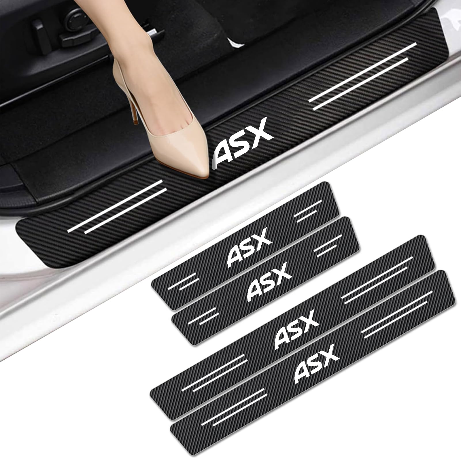 WXH97F Car Door Sill Protector for Mitsubishi ASX 2011-2026