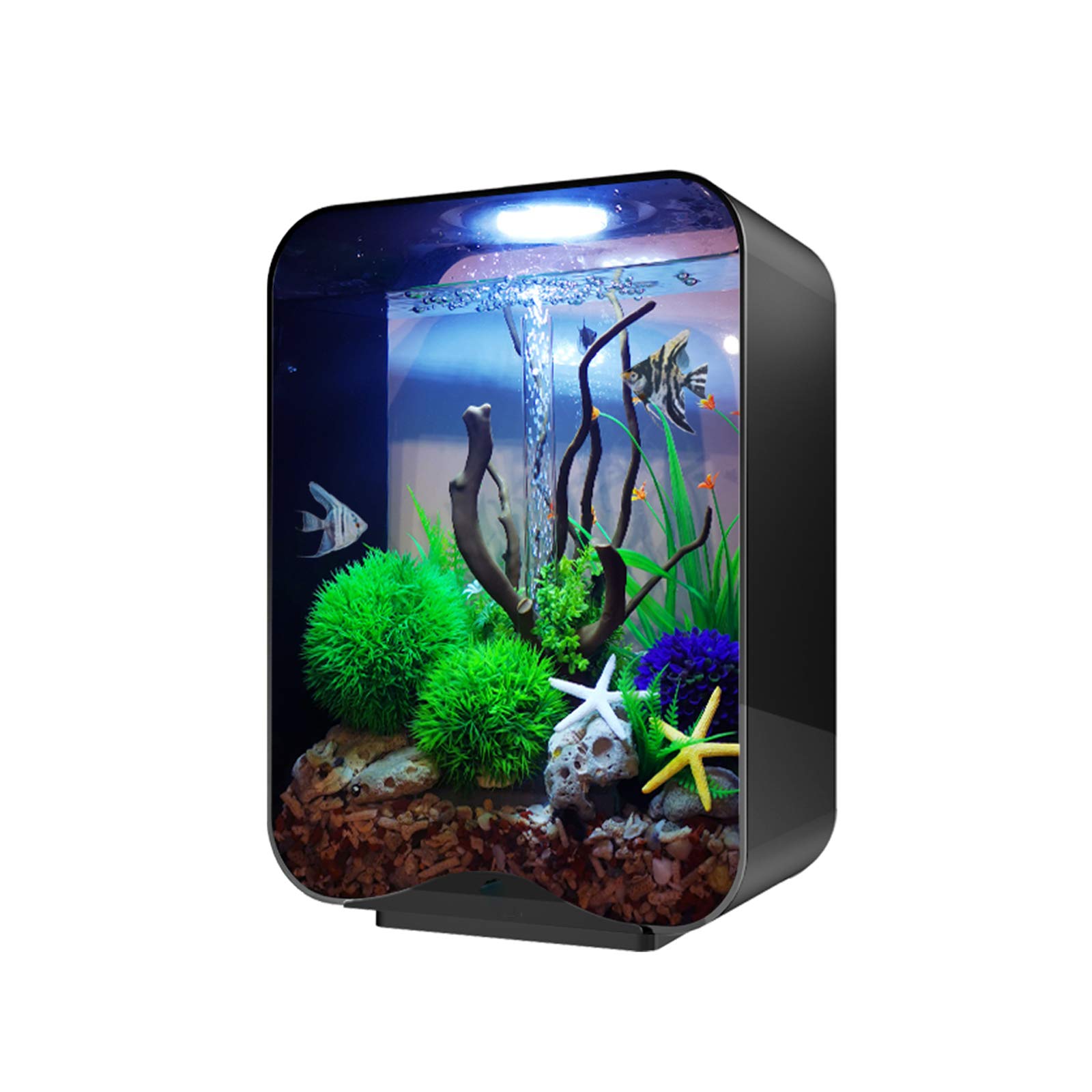 La pecera acrílica Merman, el Acuario Inteligente, se Puede Colocar en una Variedad de entornos, como Sala de Estar, Comedor, Dormitorio, etc.