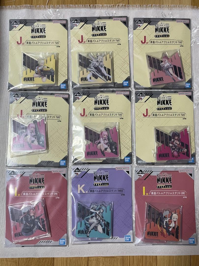 当選品 NIKKE 一周年生放送リポストキャンパーン　非売品アクスタセット NIKKE E賞 未開封 アクスタ - メルカリ