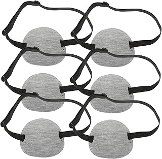 COLLBATH 6 Pçs Ambliopia 3D Tapa-Olho Para Olhos Preguiçosos Tapa-Olhos De Bloqueio De Luz Ambliopia Colírio Para Crianças Tapa-Olhos Tapa-Olhos Para Adultos Tampas Oculares Práticas 3D