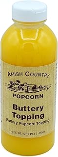 Amish Country Popcorn | Buttery Popcorn Topping | 16 oz Jar | Old Fashioned, Non-GMO and Gluten Free (16 oz Jar)