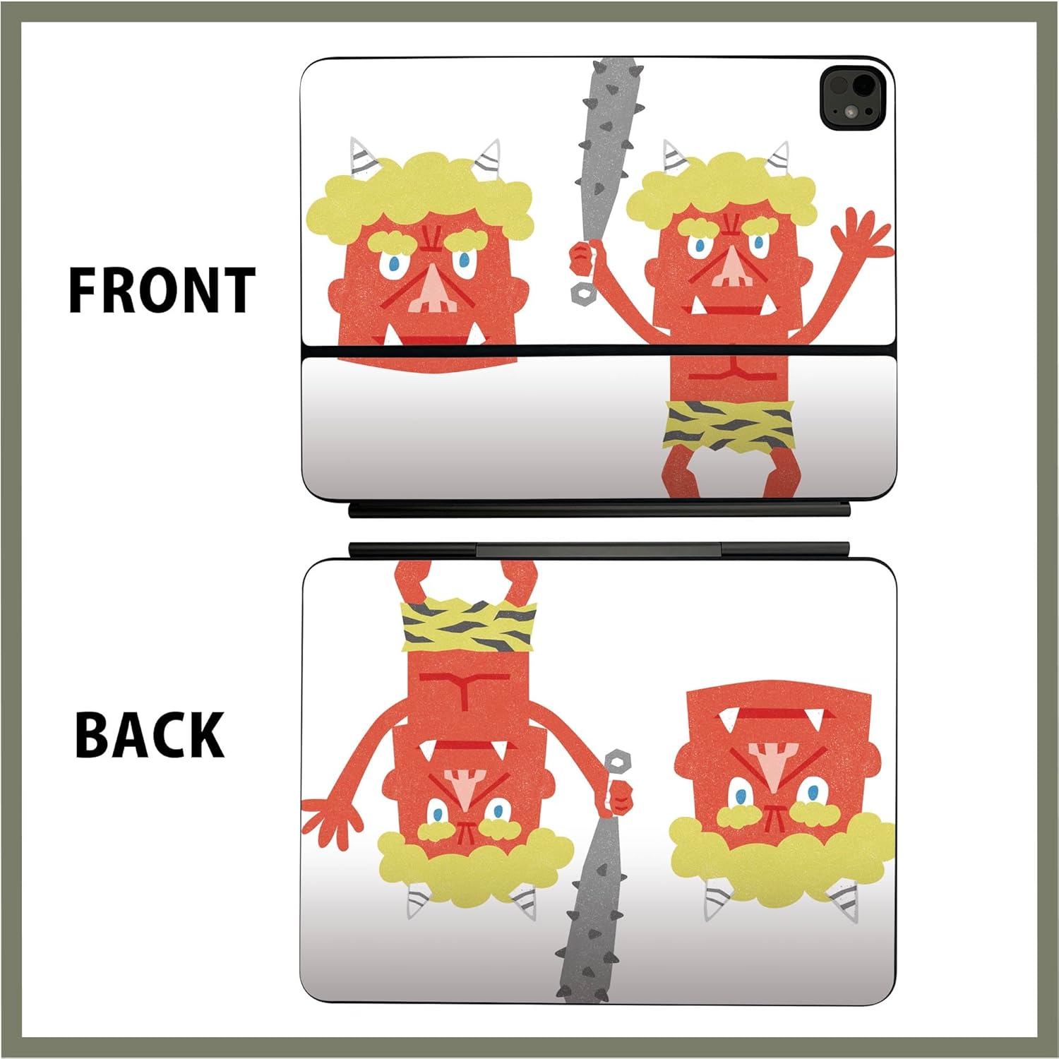 IMMOENUC iPad Pro 11インチ用 Magic Keyboardスキンシールレビュー | じゃが畑 Magic Keyboard &amp; keytop 用 スキンシール 2024年発売 第5世代 対応 iPad Pro13(M4