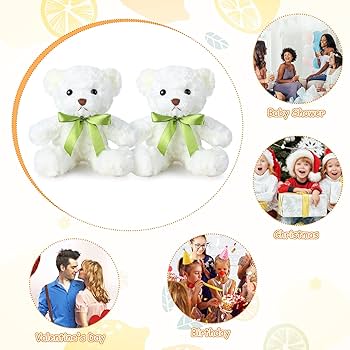 爽やかクマさん おっきめリボン【1361】 おとなのクマさん - atelier K'sk Online Store