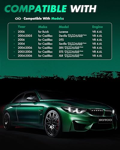 Vista 1855 de SCITOO 1 bobinas de encendido con 4 bujías de iridio para Chevrolet 2011-2015 Cruze 1.4L 2016 Cruze Limited 1.4L 2012-2020 Sonic 1.4L 2013-2021 Trax