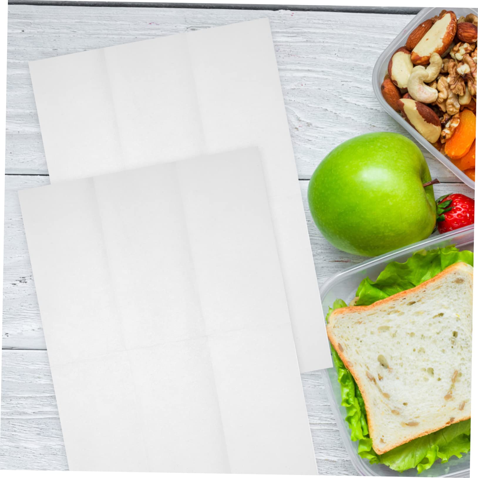 CALLARON 100 Servilletas de Pulpa de Madera Color Blanco para Bodas y Fiestas, Toallas de Mano Desechables Diseño Clásico